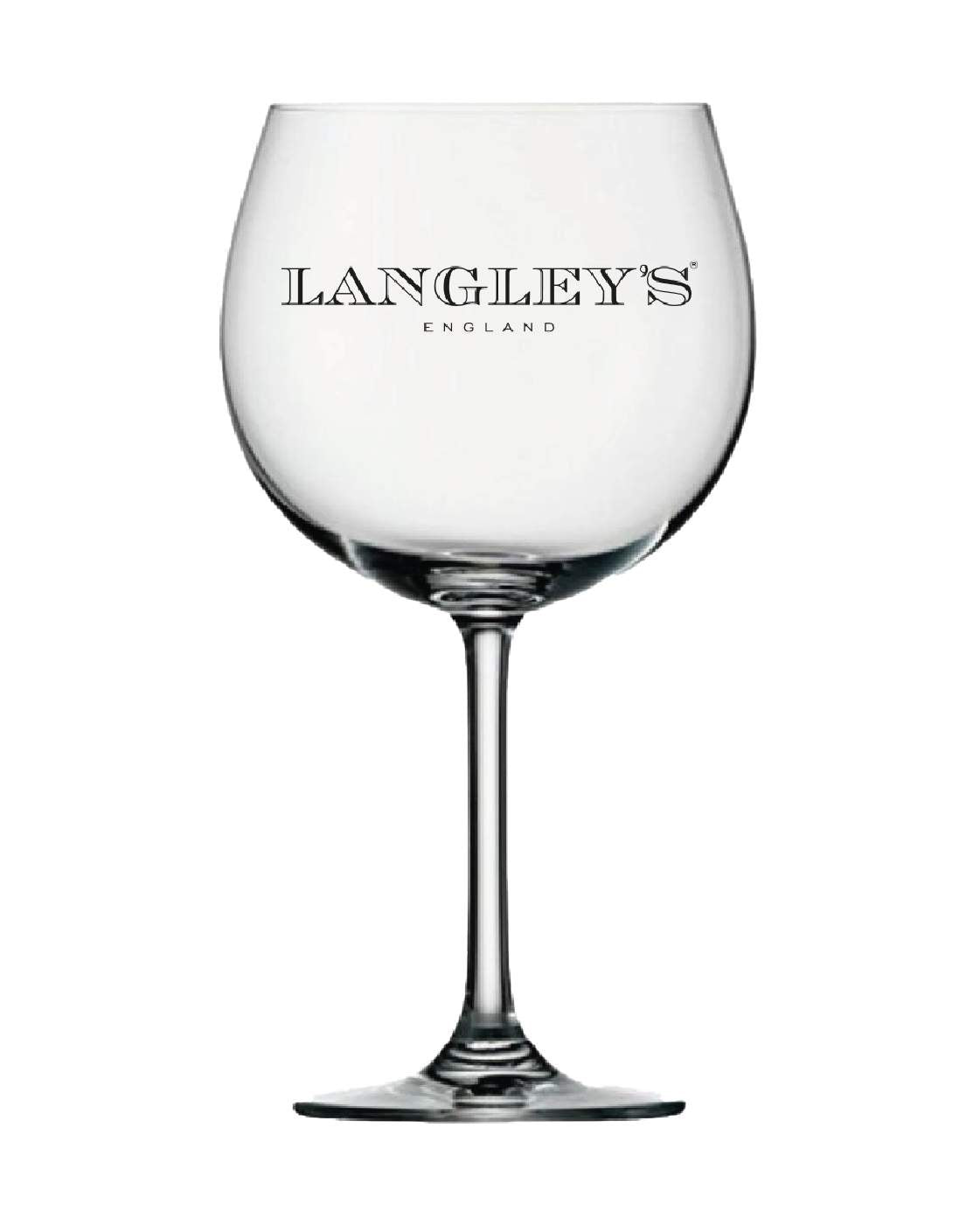 Langley's Gin glass x 3