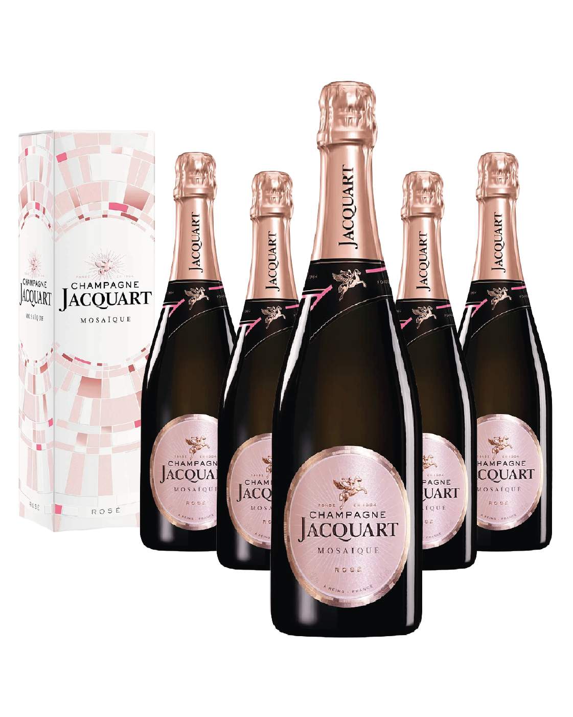 JACQUART ROSE' MOSAIQUE 75cl x 6 BOX