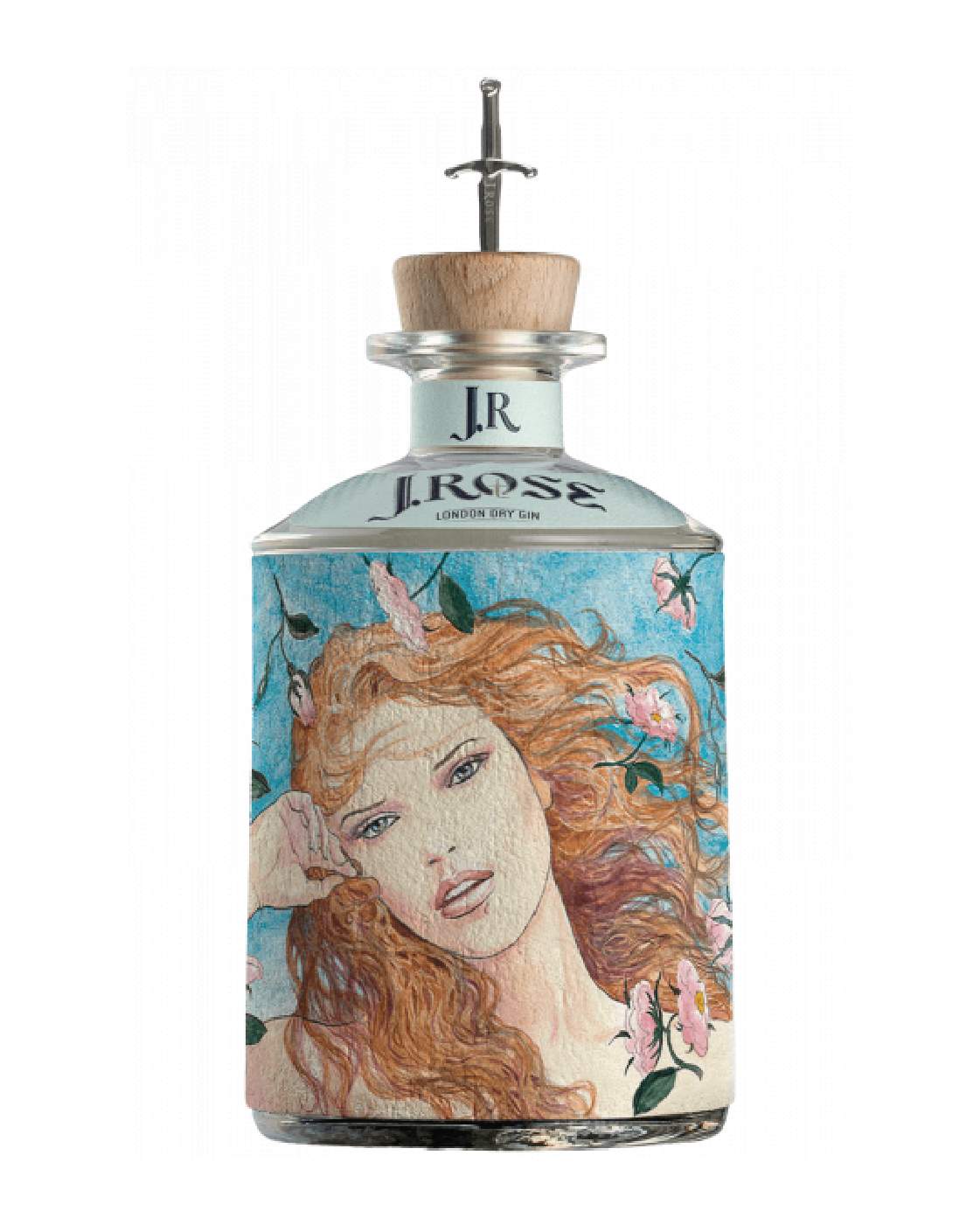 J.ROSE Box 09 1bt 70cl e 2 Bicchieri