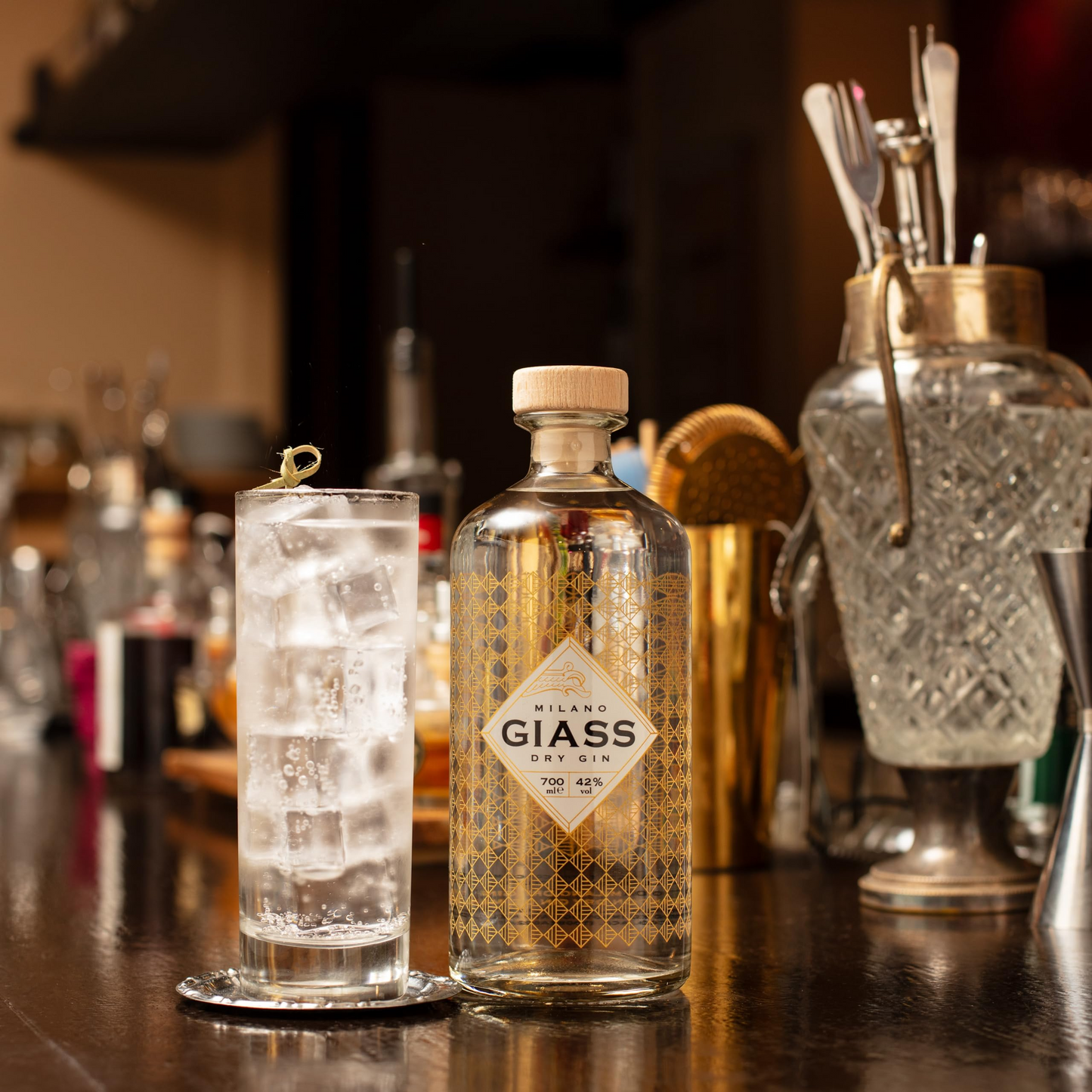 Giass dry gin Milano 70cl