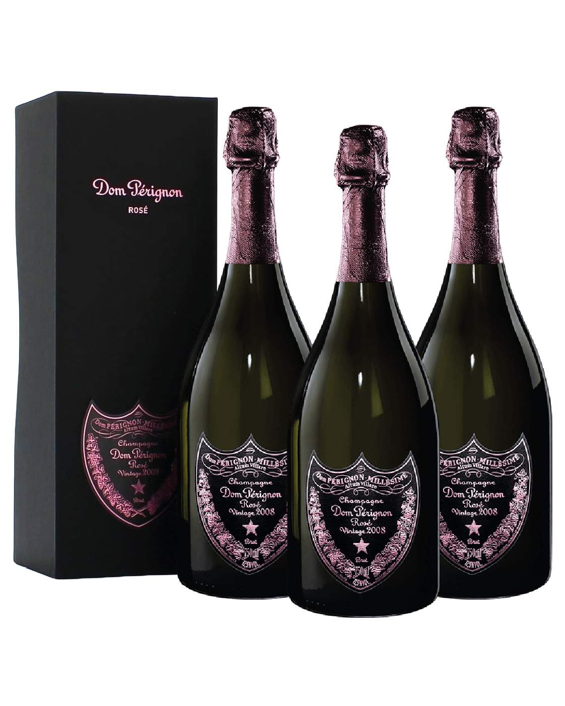 Dom Pérignon Vintage Rosé 2009 Astuccio 75cl x 3