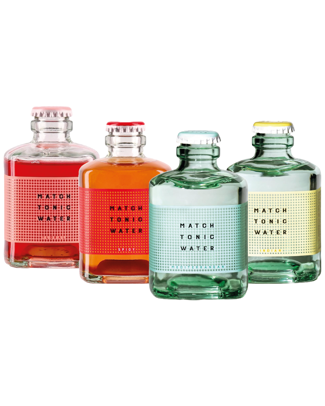 Match Tonic Water Box misto Mediterranean - indian - Floral - Spicy 20cl x 16