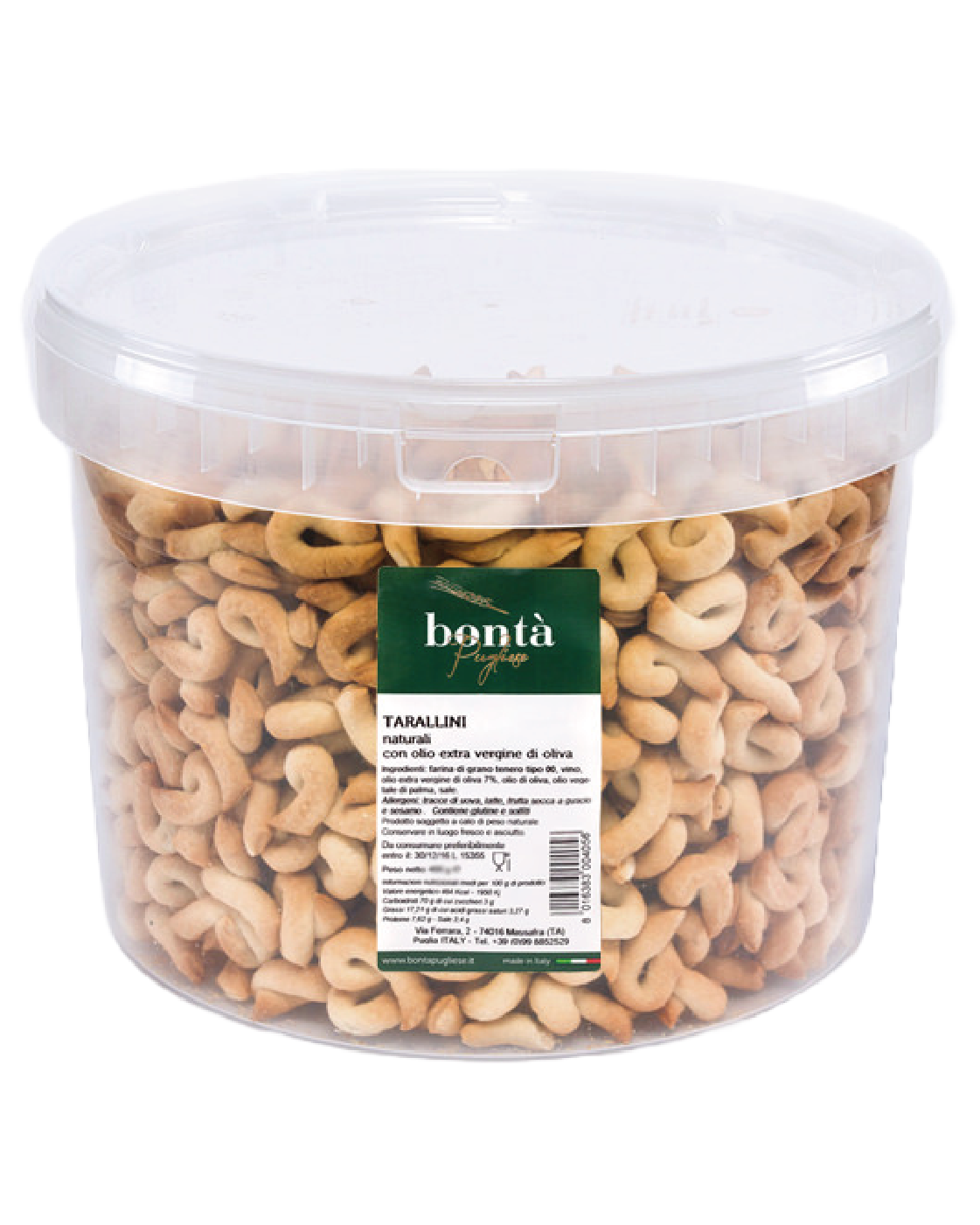 Pugliese goodness taralli bucket 3kg