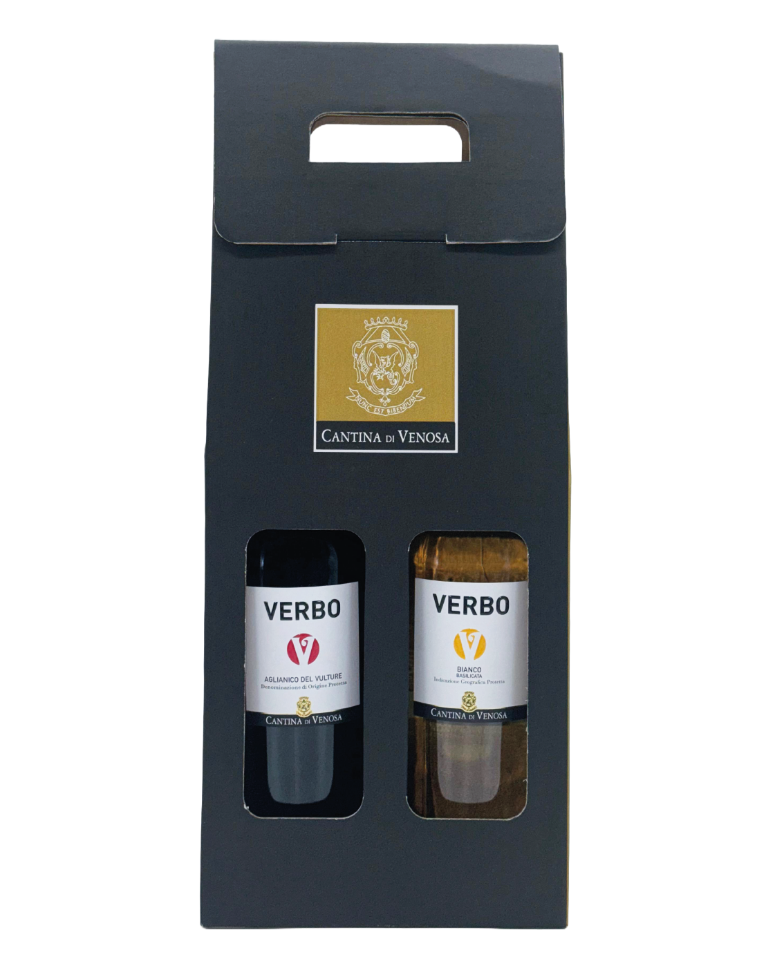 Cantine di Venosa Gift Box Verbo Bianco - Rosso 75cl