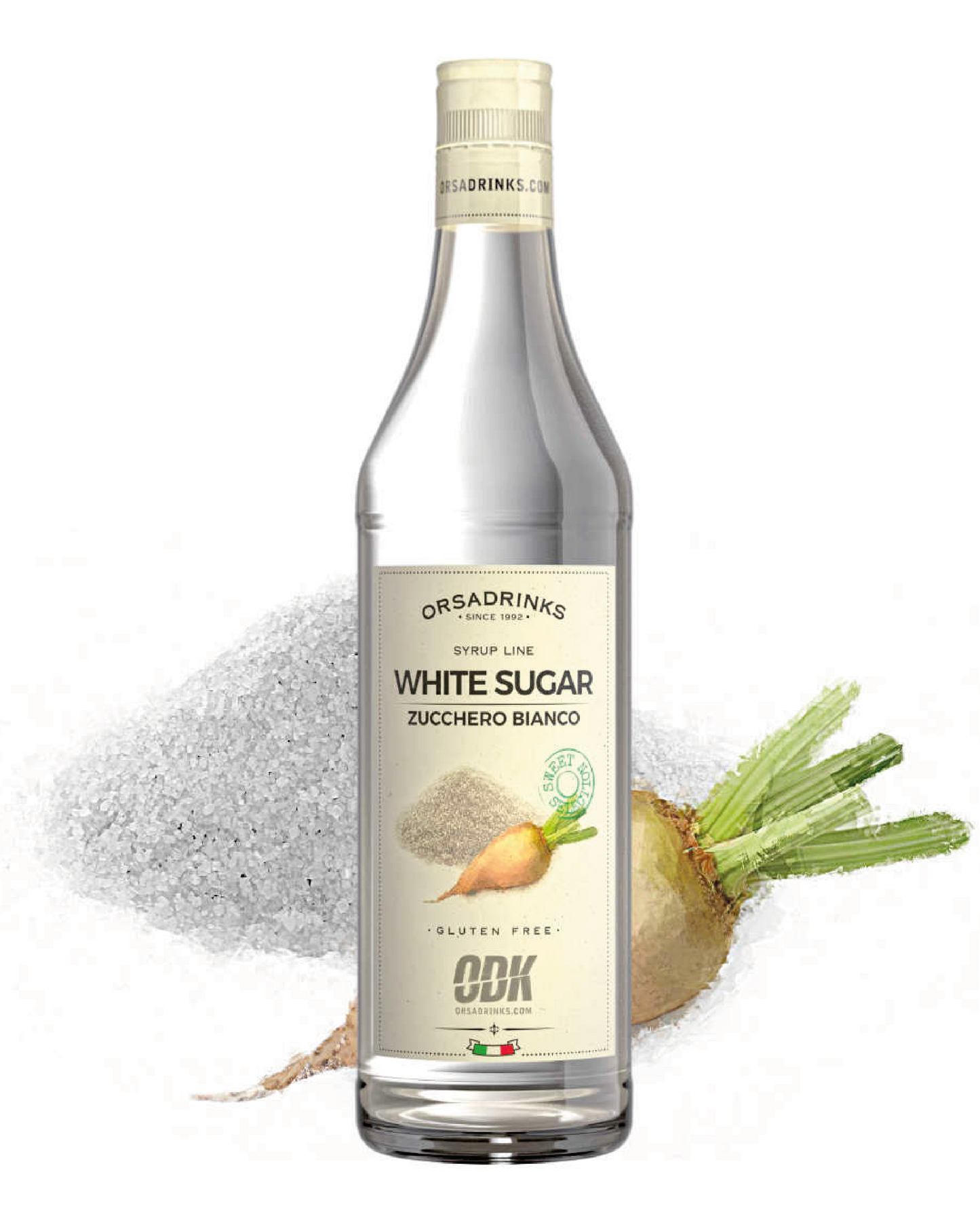 White sugar sciroppo ODK 75cl