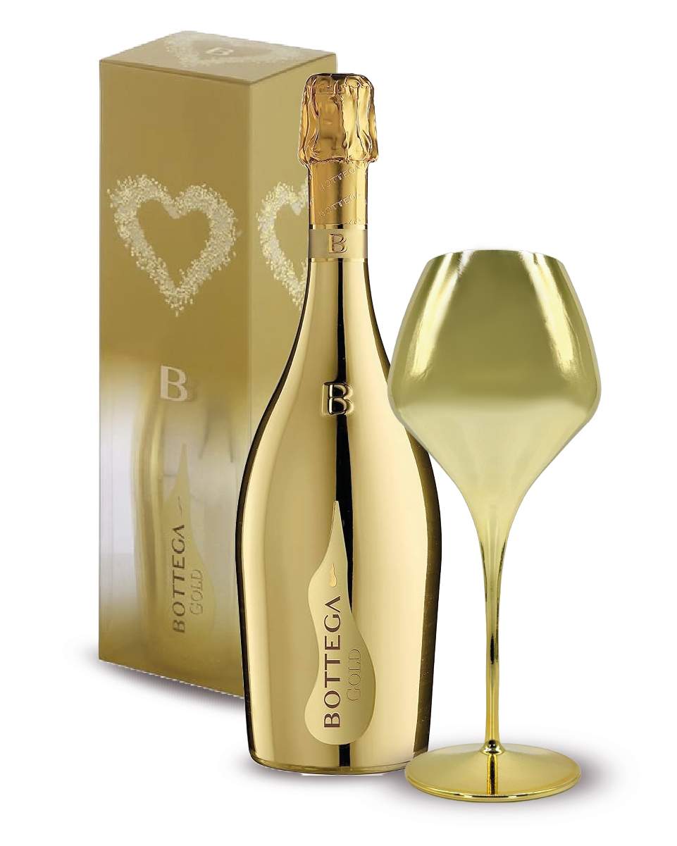 BOTTEGA GOLD 75 cl with glass