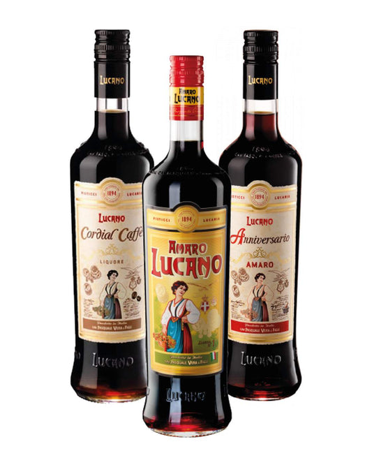 Amaro Lucano Bundle Original - Anniversario - Cordial Caffè 1lt