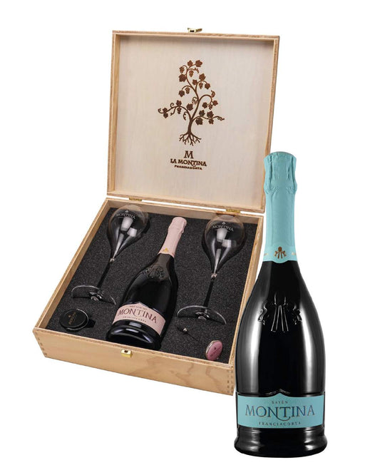 LA MONTINA DOCG Saten 75cl with Cin Cin box