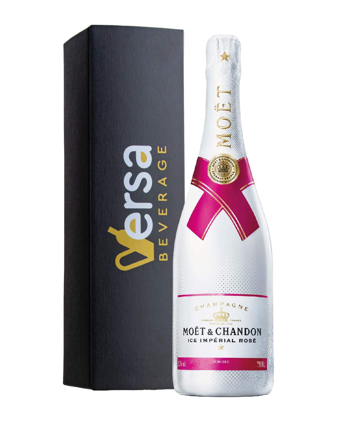 Moët &amp; Chandon Ice Impérial Rosé 75cl with free Pour case