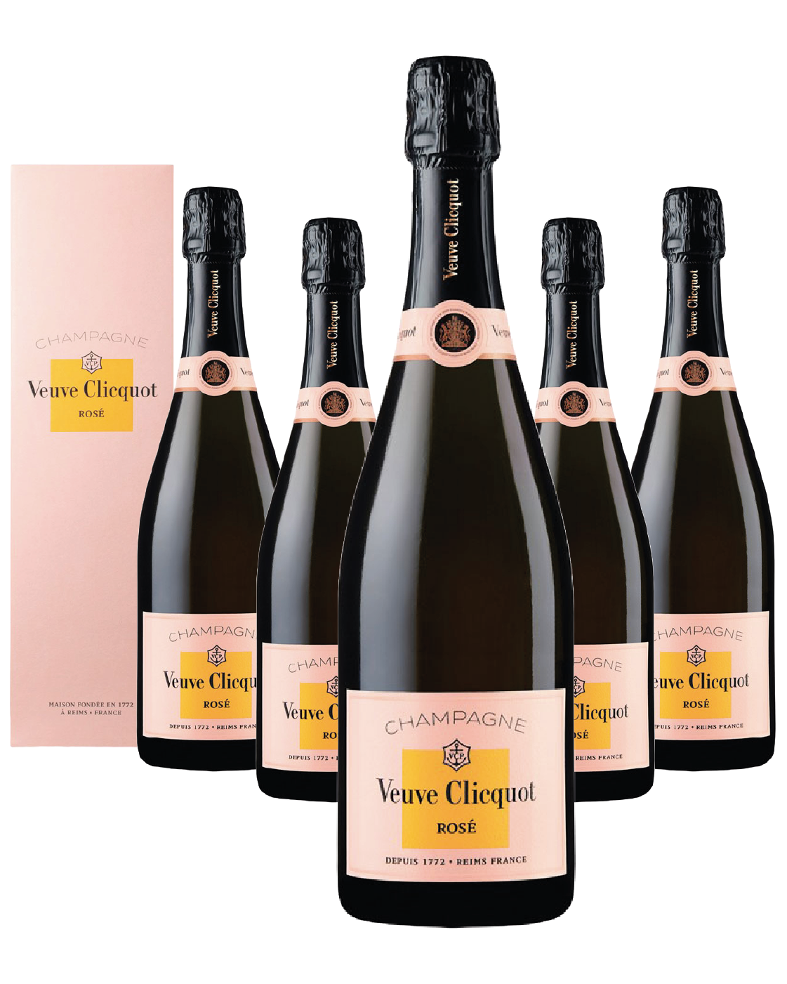 Veuve Clicquot Rosé 75cl x 6
