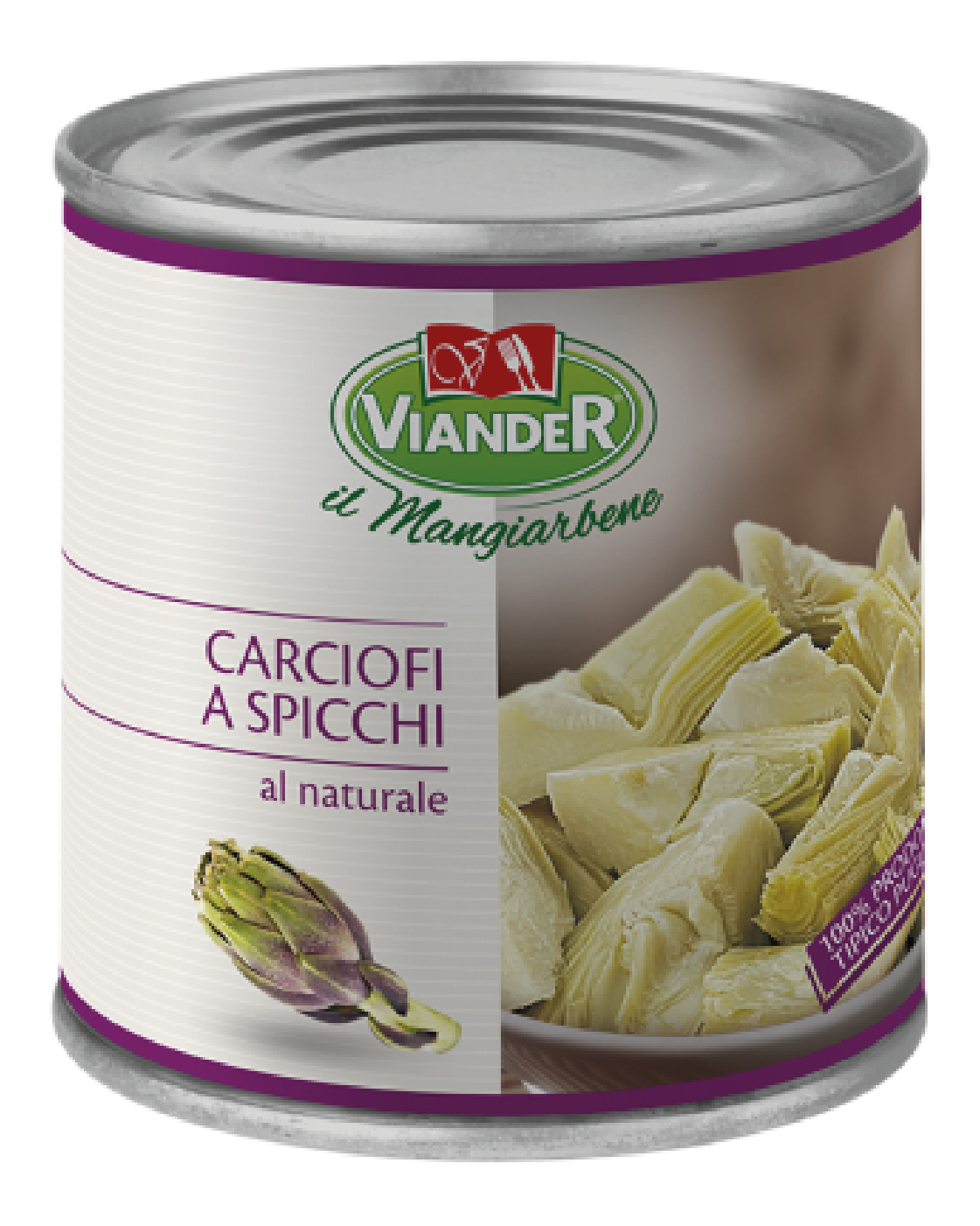 Viander Natural Artichoke Quarters 2.6kg