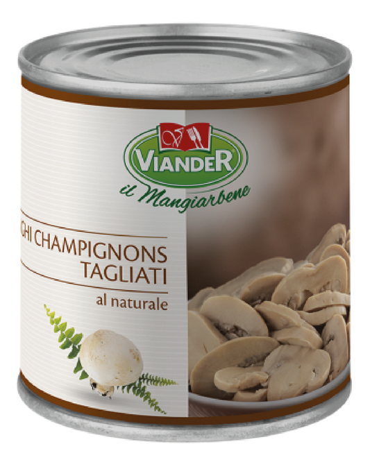 Viander natural sliced ​​champignon mushrooms 2.5kg