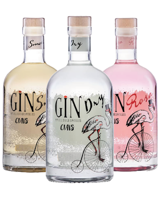 Gin Bordiga Premium Dry - Rosa - Smoke 70cl x 3