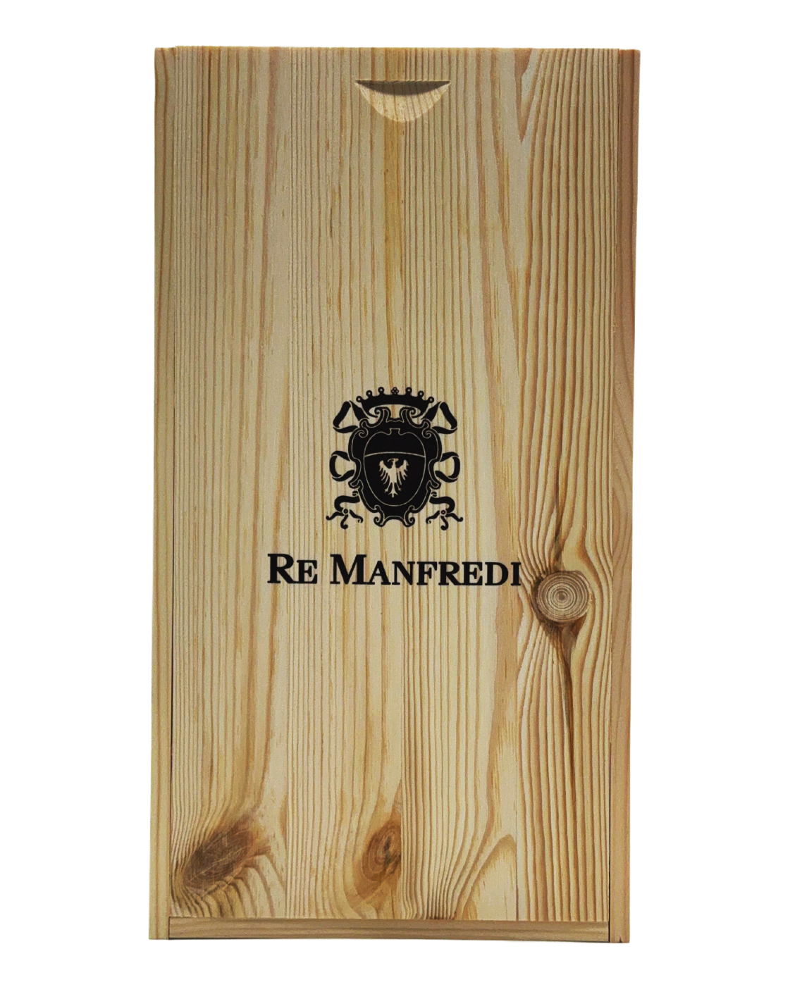 King Manfredi Wooden Box with Rosé - Red