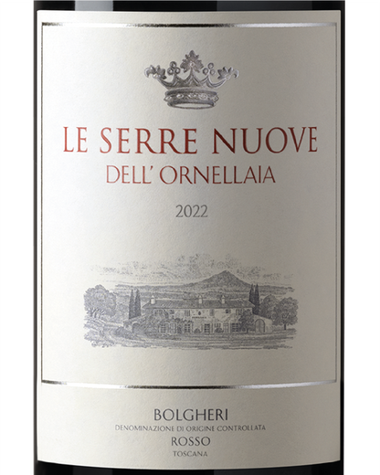 Bolgheri Le Serre Nuove Dell'Ornellaia DOC Rosso 2022 75cl