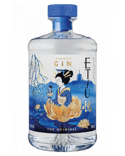 ETSU Gin original Box 2 bottiglie 70cl + 6 bicchieri
