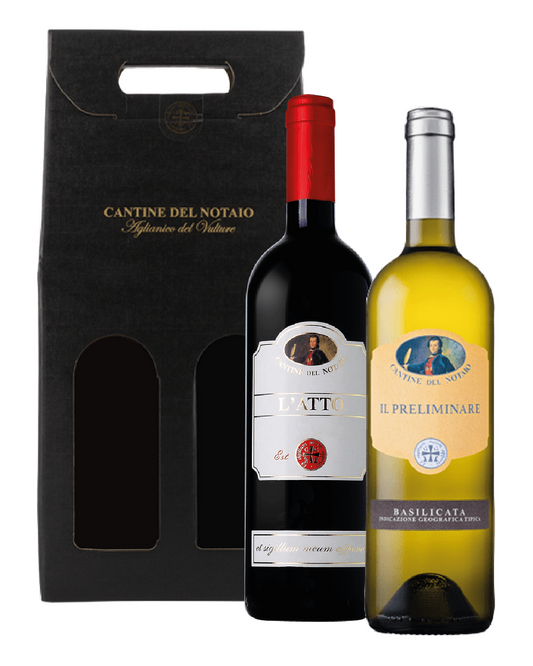 Confezione regalo Cantine del Notaio Preliminare - L'Atto 75 cl