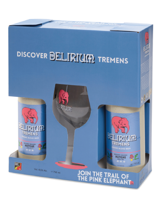 Delirium Tremens Gift Pack 2bt 75cl con bicchiere