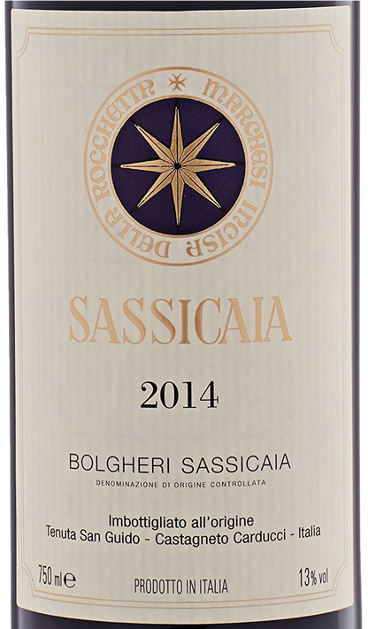 Bolgheri Sassicaia DOC "Sassicaia" 2014 - Tenuta San Guido 75cl
