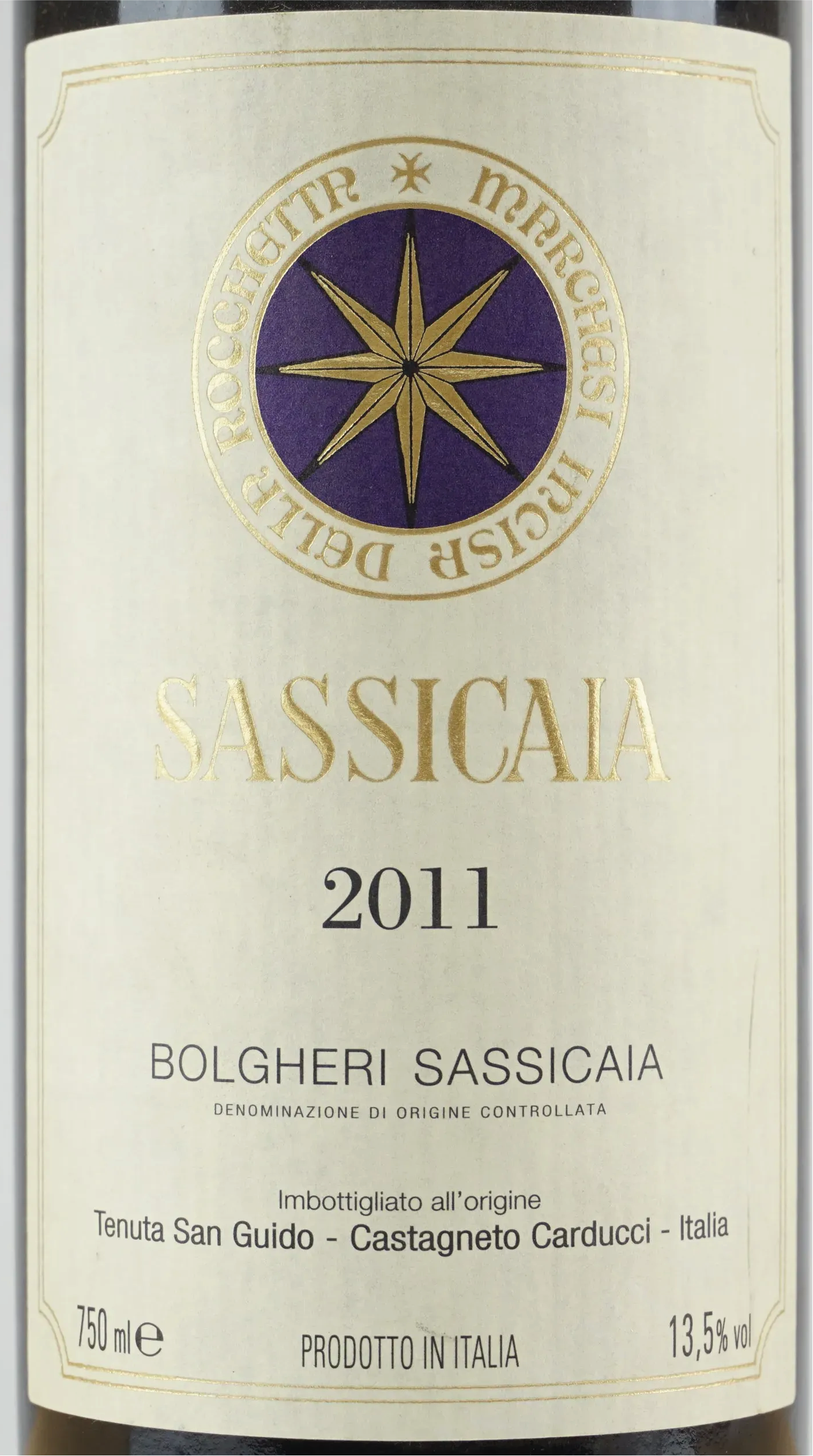 Bolgheri Sassicaia DOC "Sassicaia" 2011 - Tenuta San Guido 75cl