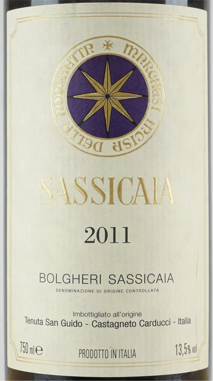Bolgheri Sassicaia DOC "Sassicaia" 2011 - Tenuta San Guido 75cl