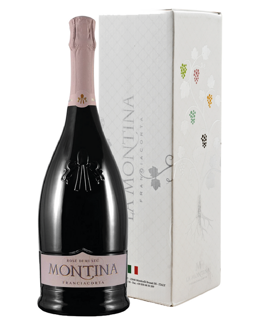 La Montina Franciacorta Rosé Demi-Sec Magnum Cased 1.5lt