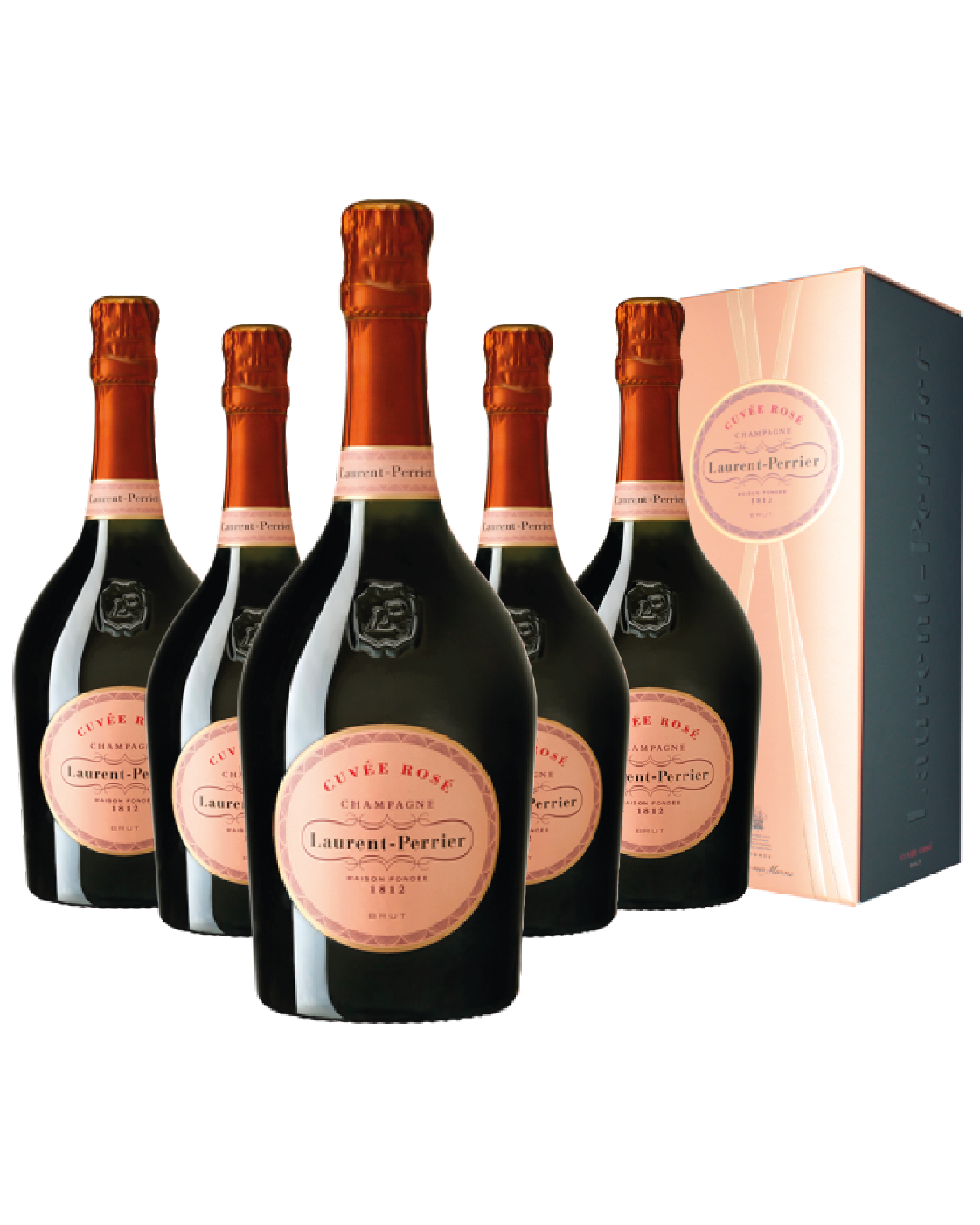 Laurent-Perrier Cuvée Rosé 75cl x 6 Boxed