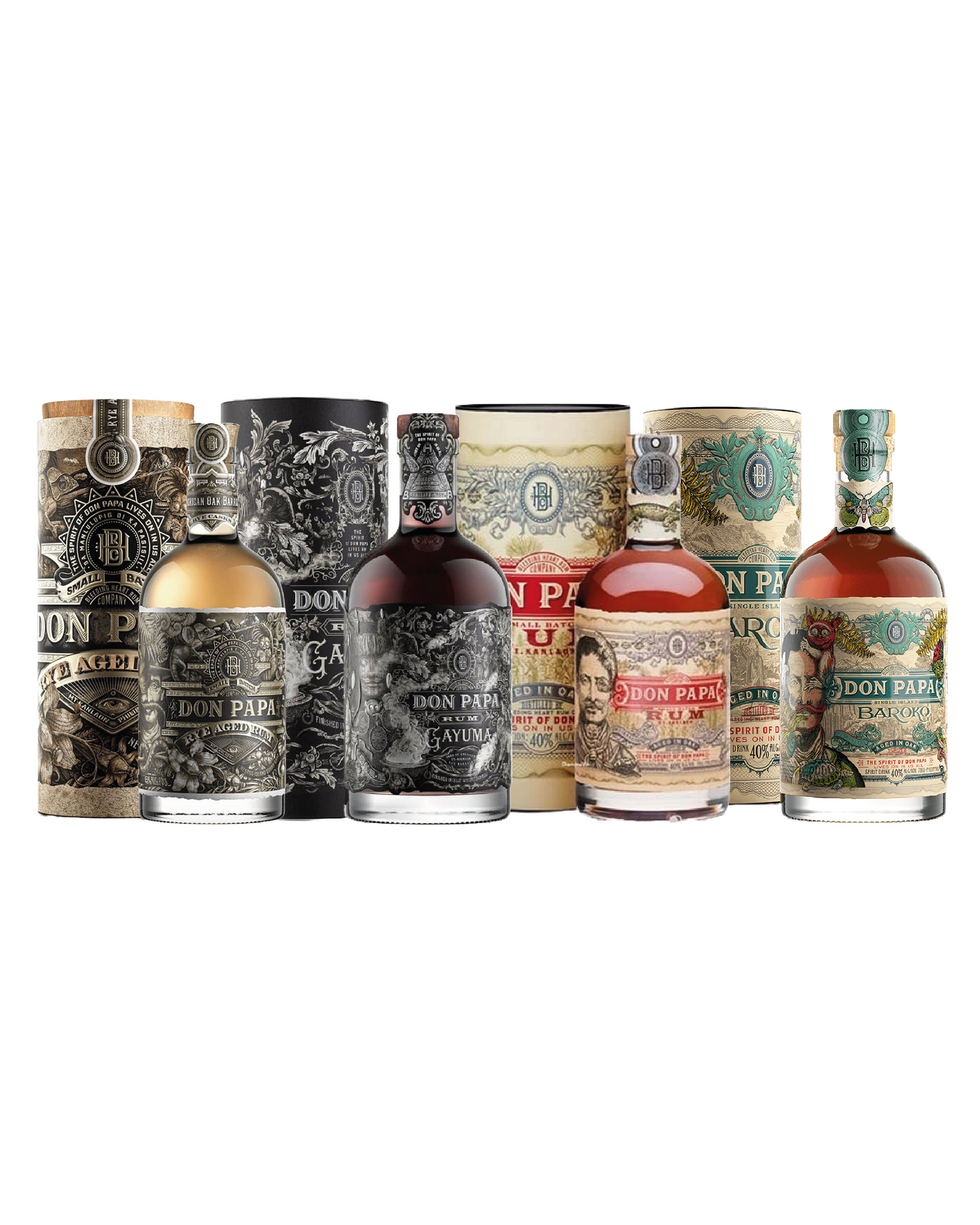Don Papa bundle 70cl x 4 Astucciati