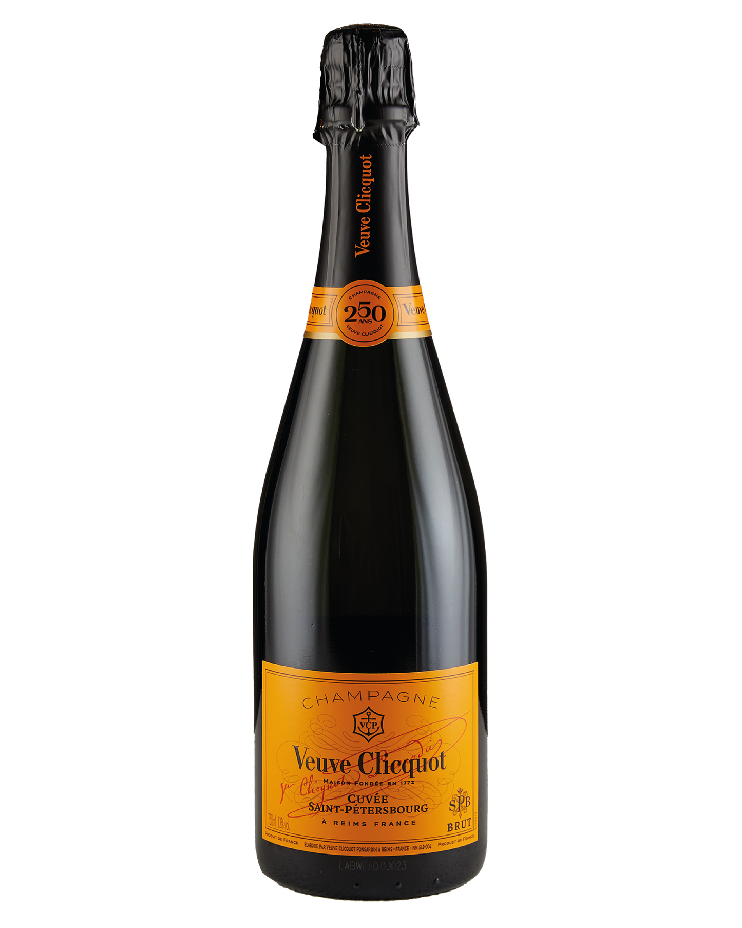 Veuve Clicquot Brut Cuvée Saint-Pétersbourg 75cl Case