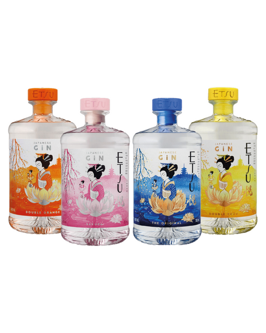 ETSU gin bundle 70cl x 4