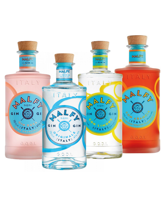 Lot de 3 bouteilles de gin Malfy 70cl