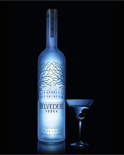 BELVEDERE VODKA 3lt LUMINOUS JEROBOAM