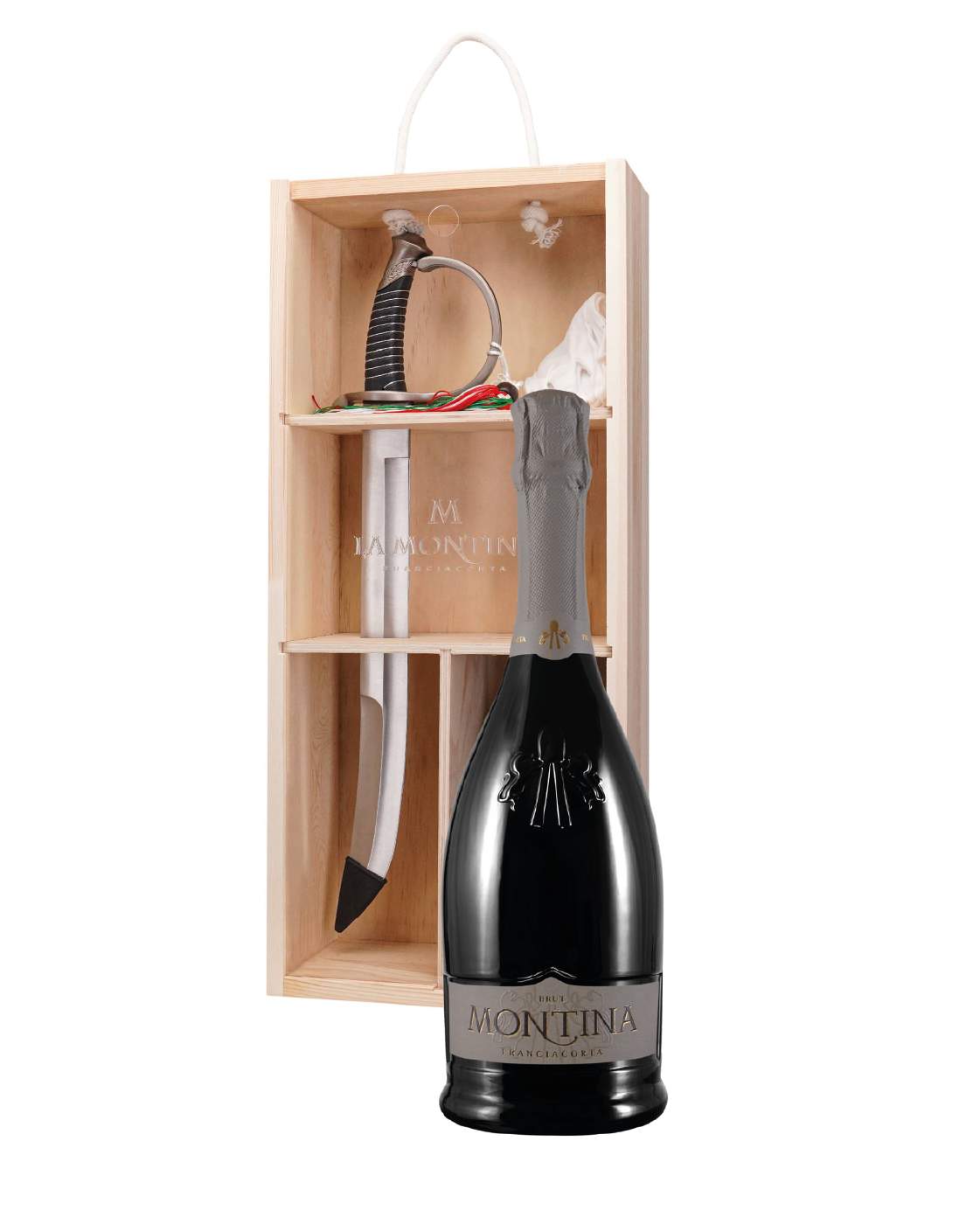 LA MONTINA DOCG BRUT 75cl con Sciabola