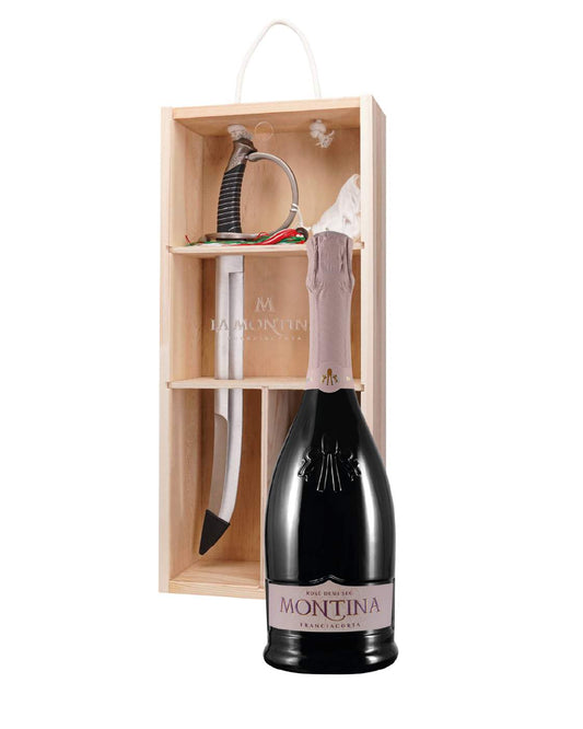 LA MONTINA DOCG ROSE DEMI-SEC 75cl with sabre