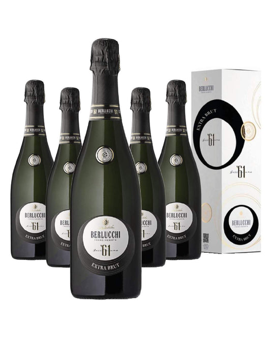 BERLUCCHI '61 FRANCIACORTA EXTRA BRUT Cased 75cl x 6