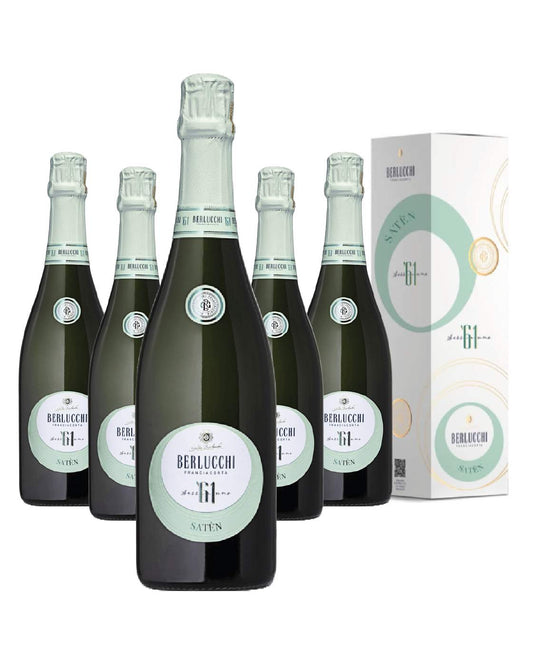 BERLUCCHI '61 FRANCIACORTA SATÈN Cased 75cl x 6