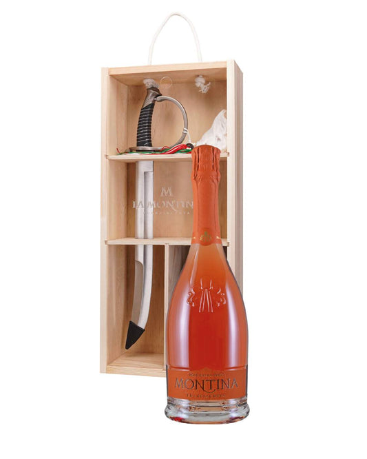 La Montina Rosé Extra Brut DOCG with Saber