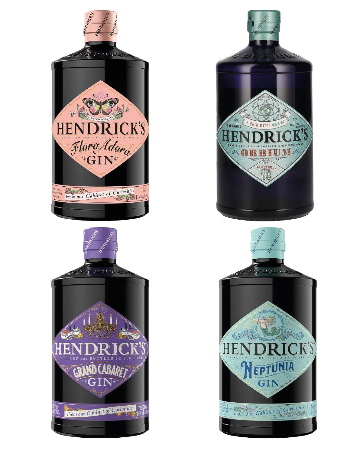 Hendrick's Gin Bundle 70cl x 4