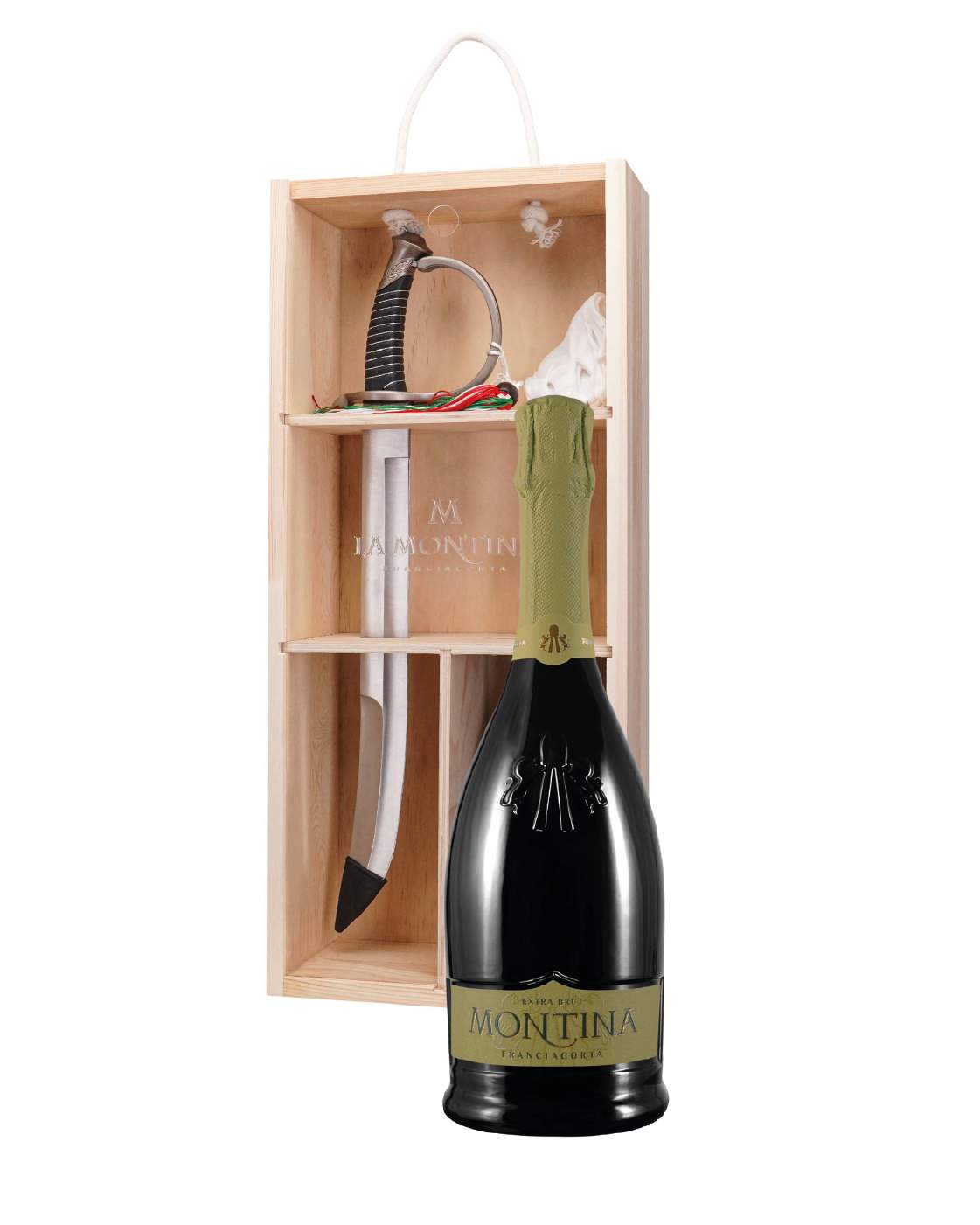 LA MONTINA DOCG EXTRA BRUT 75cl con sciabola