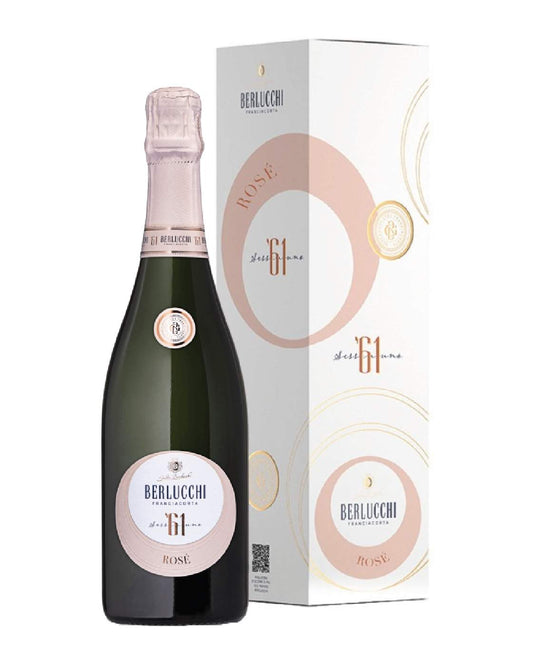 BERLUCCHI '61 FRANCIACORTA ROSÉ 75cl Cased