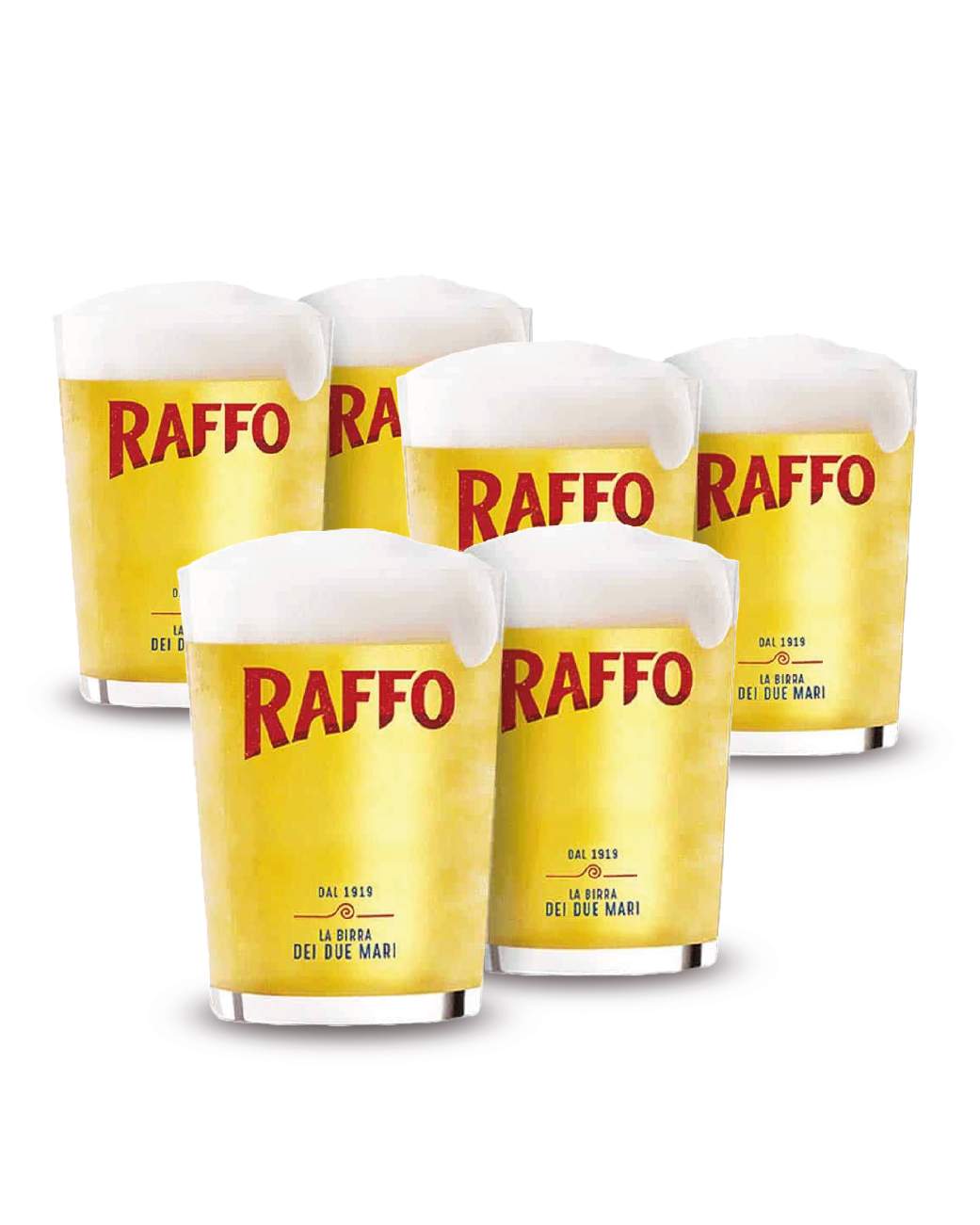 6 Raffo glasses