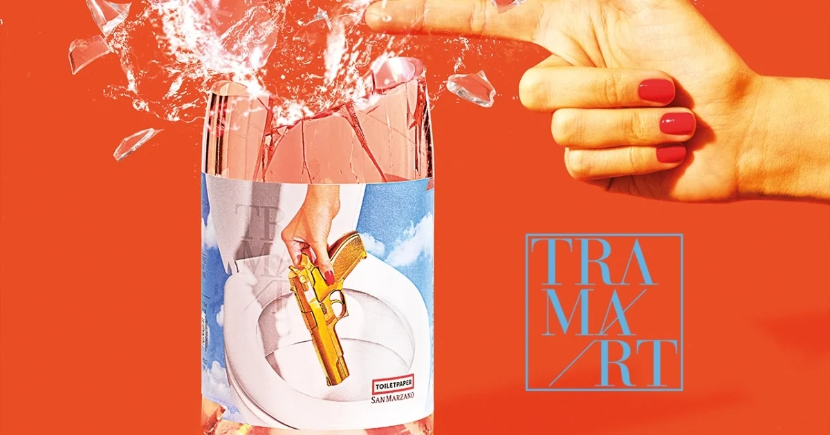 San Marzano Tramari Rosé di primitivo edizione Toiletpaper 75cl